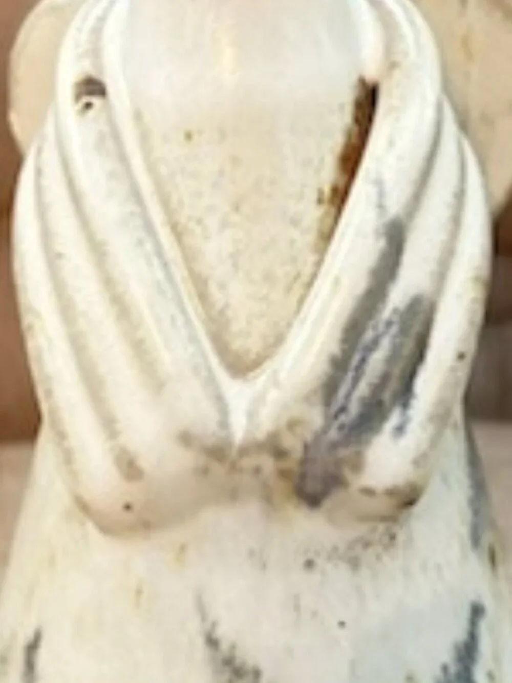 Vintage Signed Studio Pottery Angel Taper Candle Holder